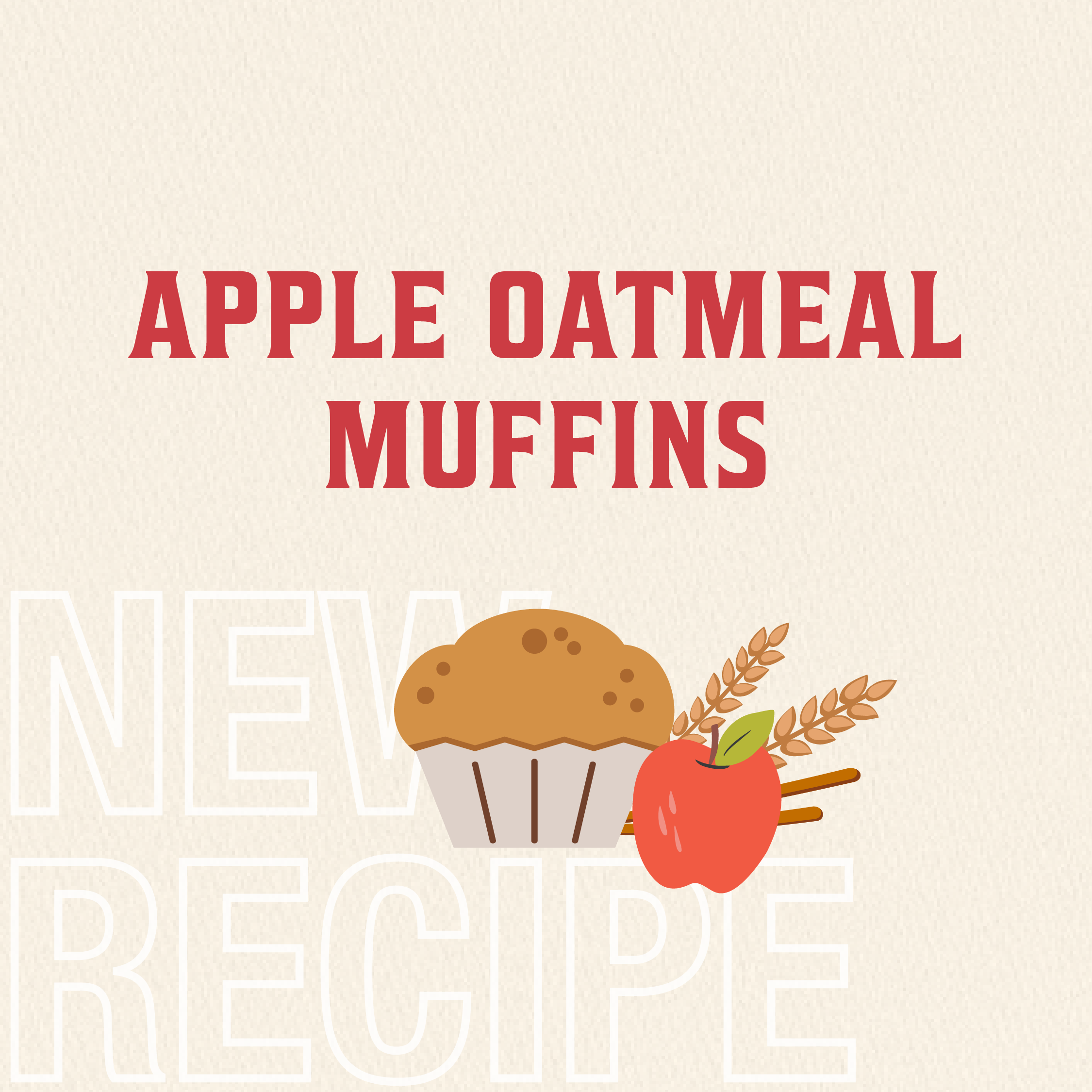 New Recipe for September! Double Apple Muffins
